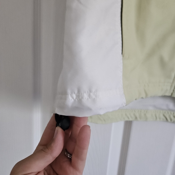 adidas Light Green and White Bomber Jacket - Picture 2 of 8